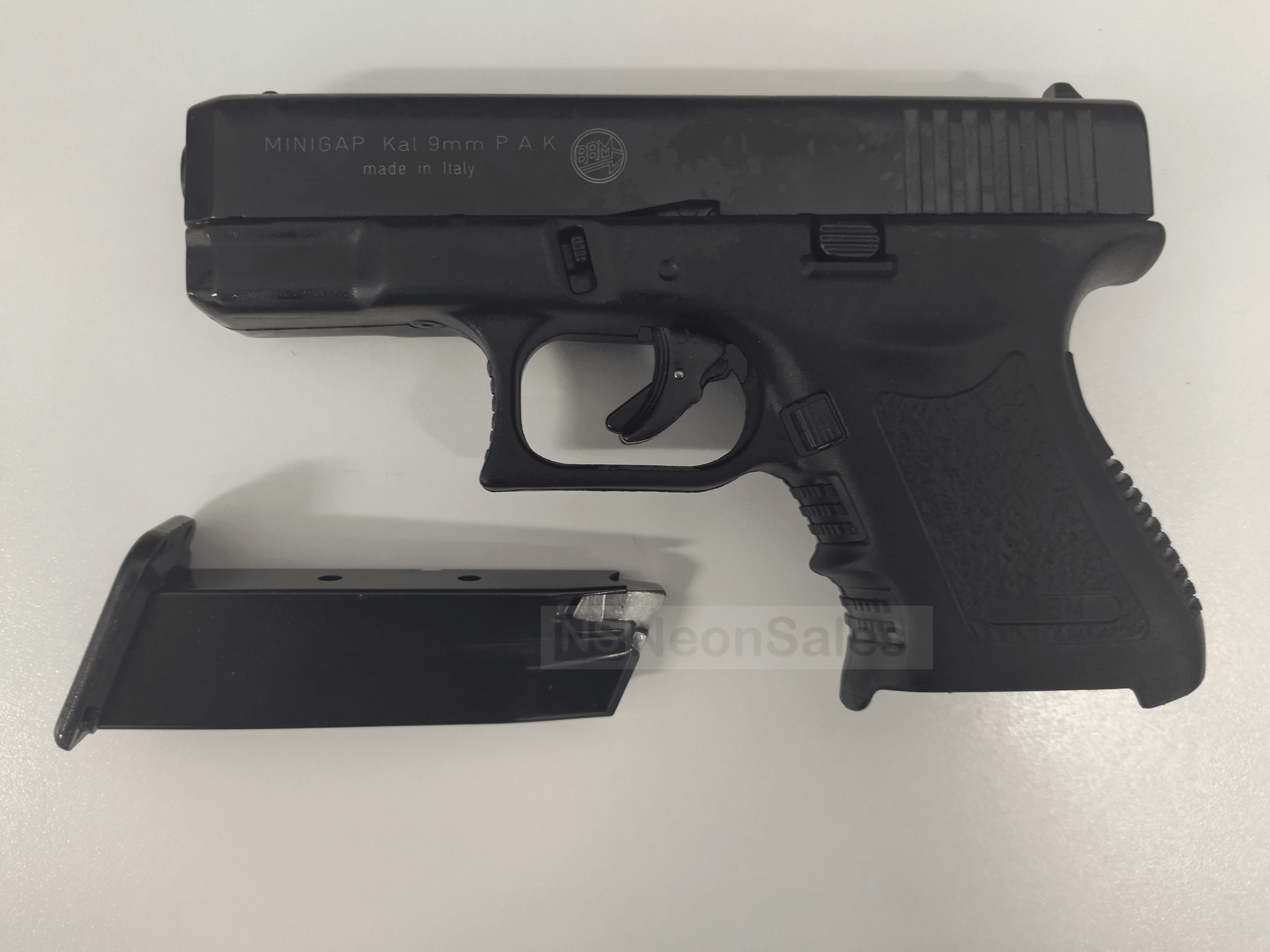 BRUNI MINI GAP (GLOCK 26 REPLICA) BLANK GUN - BLK - NeonSales South Africa