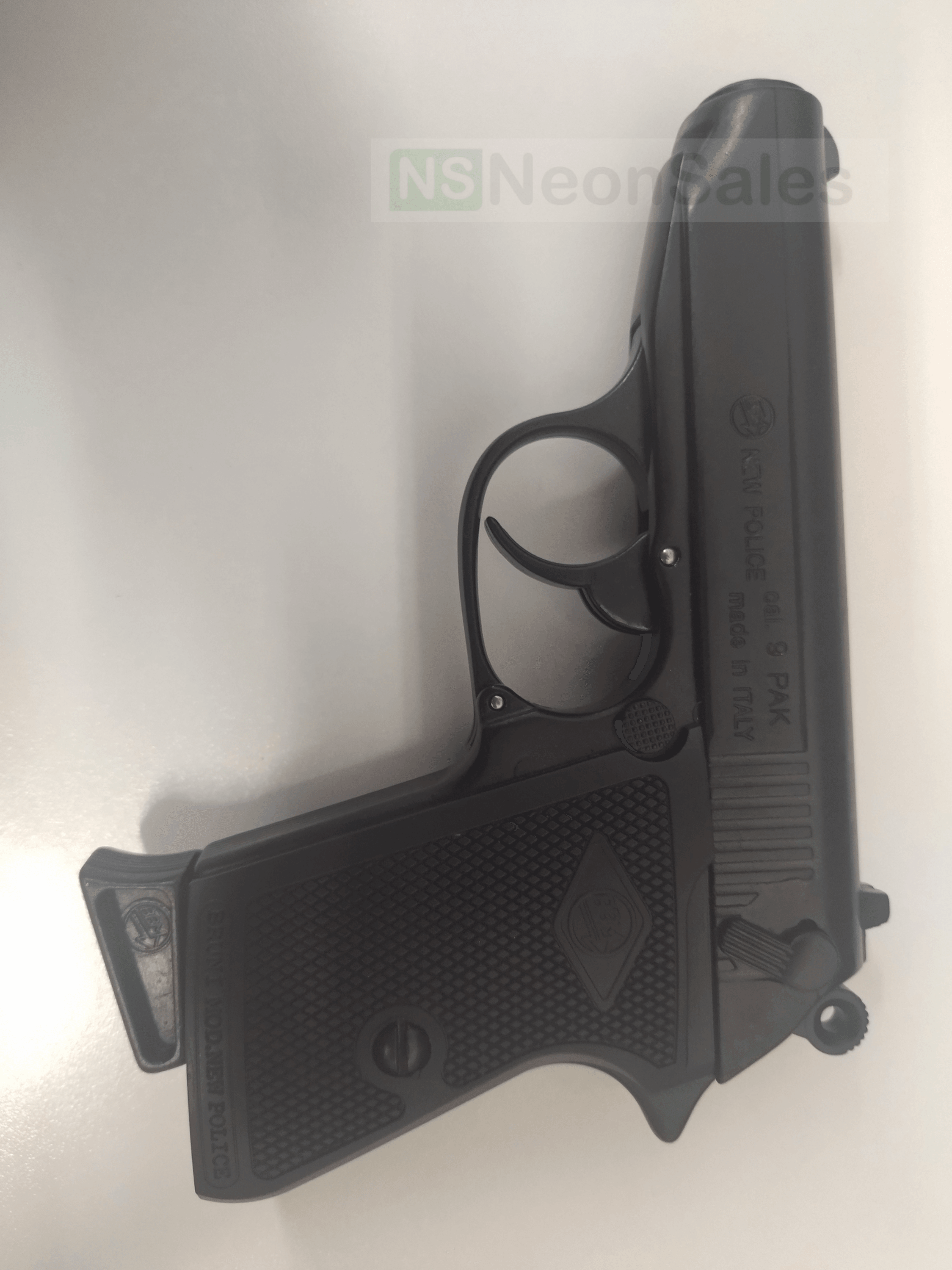 BRUNI NEW POLICE (PPK REPLICA) BLANK GUN - BLACK - NeonSales South Africa