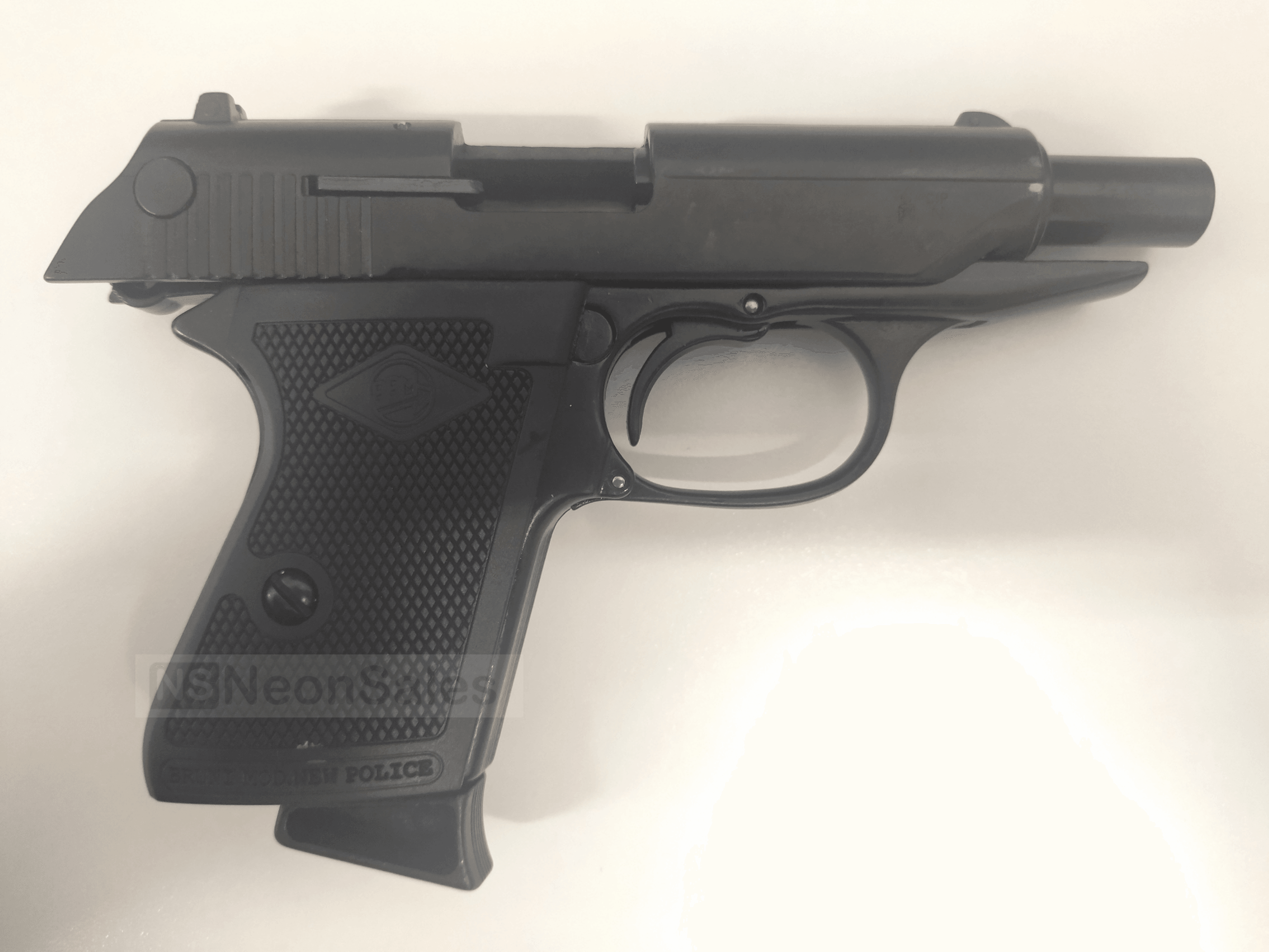 BRUNI NEW POLICE (PPK REPLICA) BLANK GUN - BLACK - NeonSales South Africa