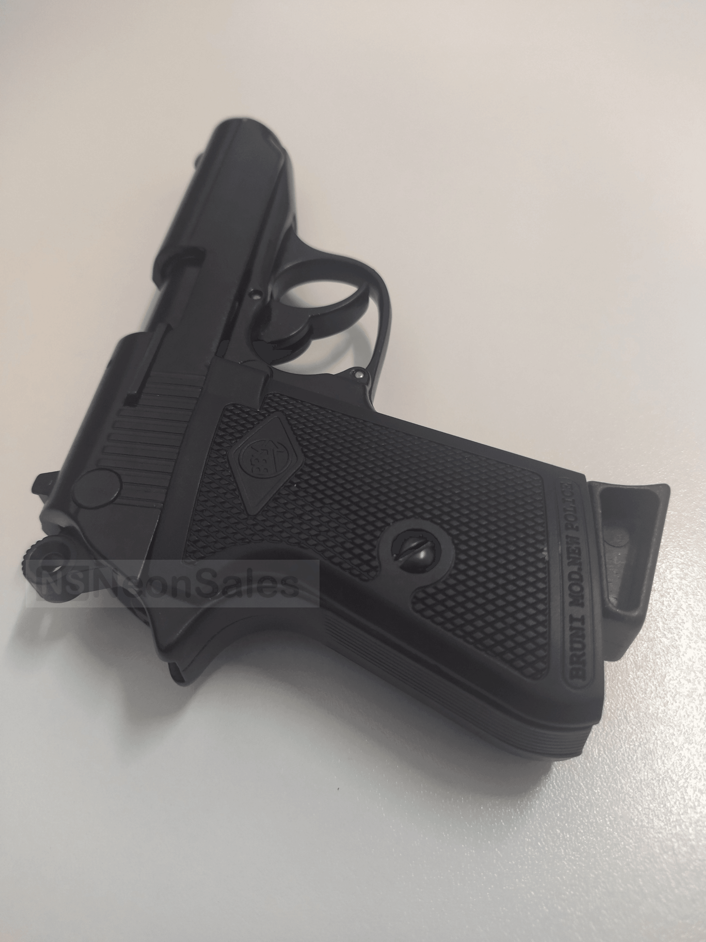 BRUNI NEW POLICE (PPK REPLICA) BLANK GUN - BLACK - NeonSales South Africa