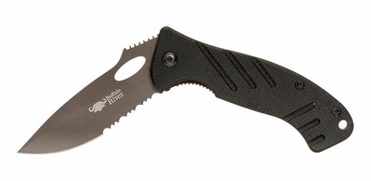 BUFFALO RIVER FOLDING KNIFE 3.5'' BLACK - NeonSales {{ shop.shopifyCountryName }}