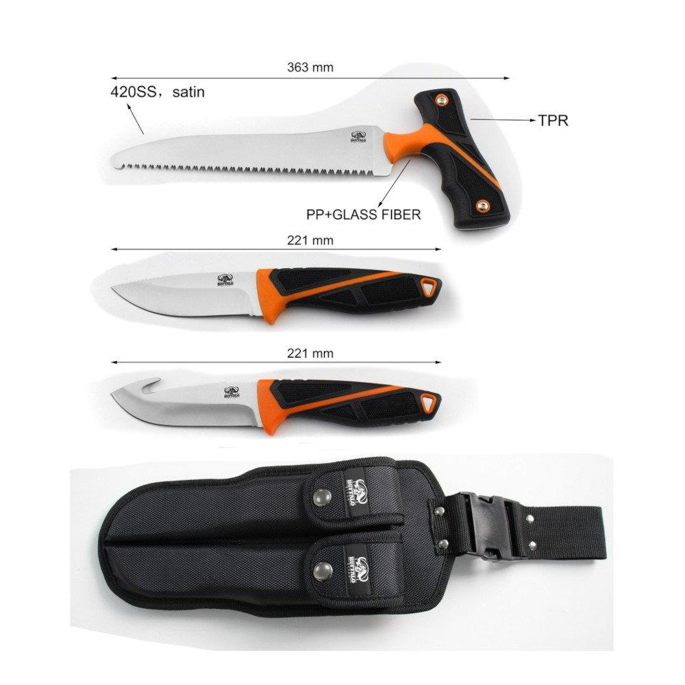BUFFALO RIVER HUNTING KNIFE SET 4PC - NeonSales {{ shop.shopifyCountryName }}