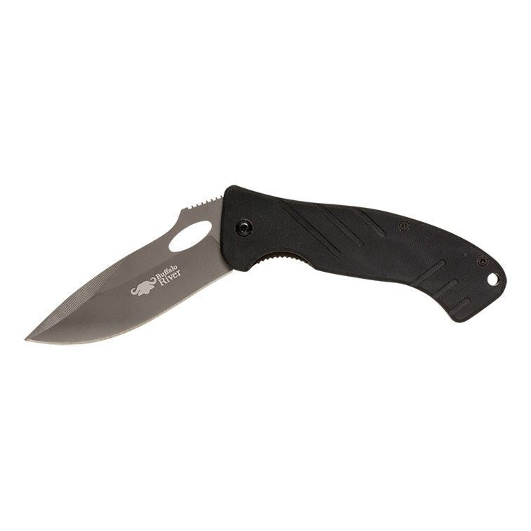 BUFFALO RIVER MAXIM FOLDER KNIFE 4.5" - BLACK - NeonSales {{ shop.shopifyCountryName }}