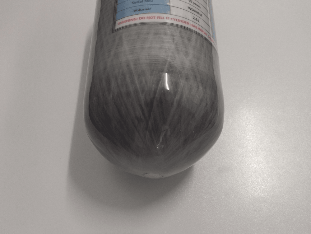 CARBON FIBER HOOP-WRAPPED CYLINDER 300BAR-2.5L