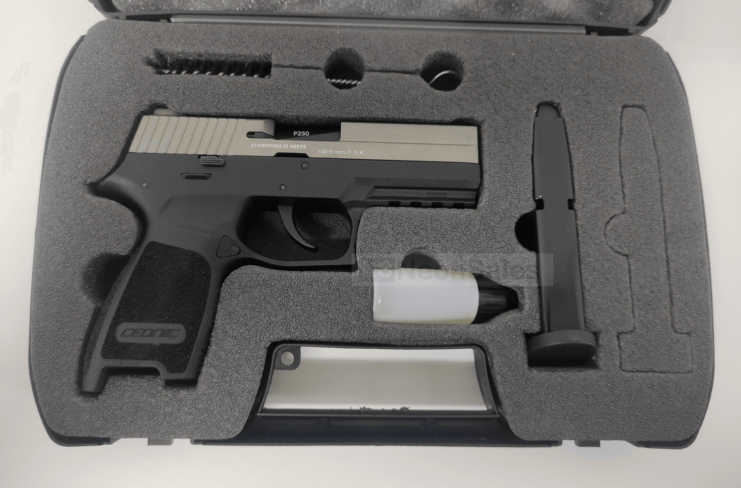 CEONIC P250 (P320 REPLICA) BLANK GUN - SMOKED - NeonSales South Africa