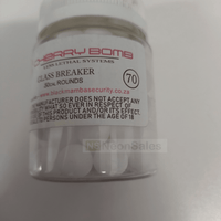 CHERRYBOMB .50 CAL SOLID ACETAL SHOT - 70's - NeonSales {{ shop.shopifyCountryName }}