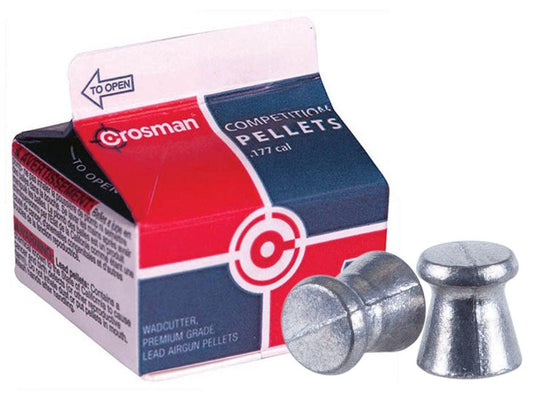 CROSMAN 4.5MM COMPETITION PELLETS 7.4GR - 1250'S - NeonSales {{ shop.shopifyCountryName }}