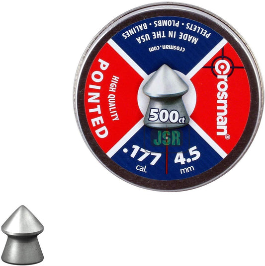 CROSMAN 4.5MM POINTED PELLETS- 500'S - NeonSales {{ shop.shopifyCountryName }}