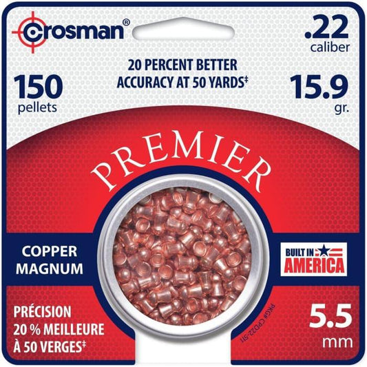 CROSMAN 5.5MM COPPER DOME 15.9GR - 150PCS - NeonSales {{ shop.shopifyCountryName }}