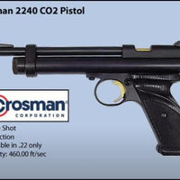 CROSMAN CR2240 CO2 PISTOL .22 - NeonSales {{ shop.shopifyCountryName }}