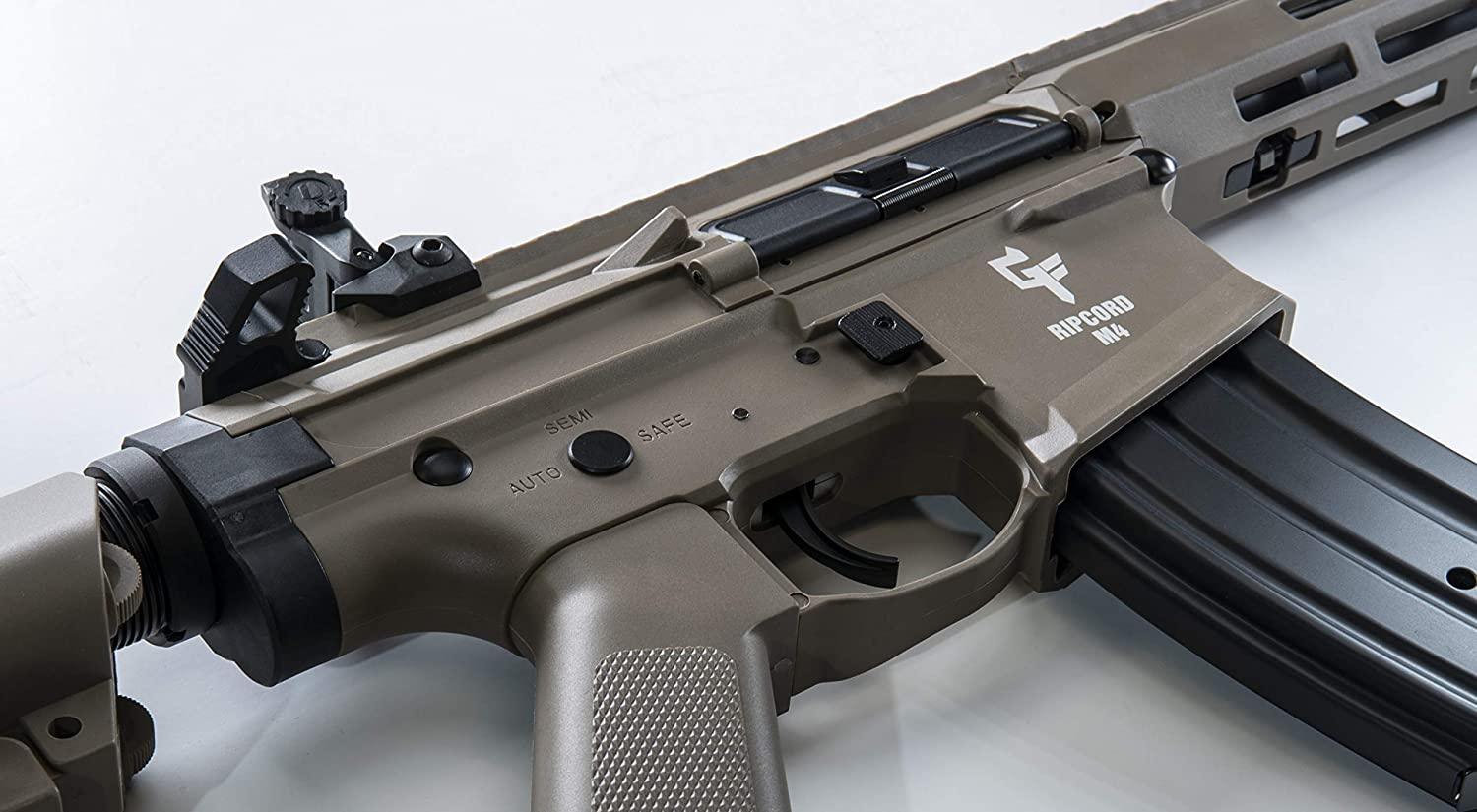 CROSMAN RIPCORD M4 AEG RIFLE (TAN) - 6MM CAL - NeonSales {{ shop.shopifyCountryName }}