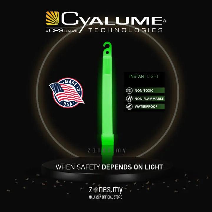 CYALUME SNAPLIGHT 6'' GREEN SAFETY LIGHT - NeonSales {{ shop.shopifyCountryName }}