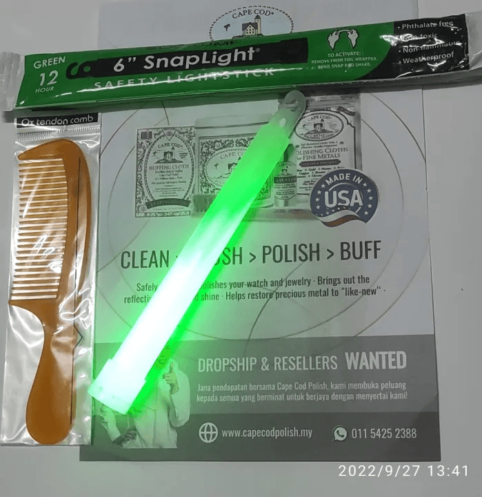 CYALUME SNAPLIGHT 6'' GREEN SAFETY LIGHT - NeonSales {{ shop.shopifyCountryName }}