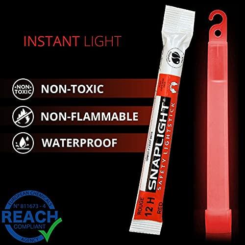 CYALUME SNAPLIGHT 6'' RED SAFETY LIGHT (12 HRS) - NeonSales {{ shop.shopifyCountryName }}