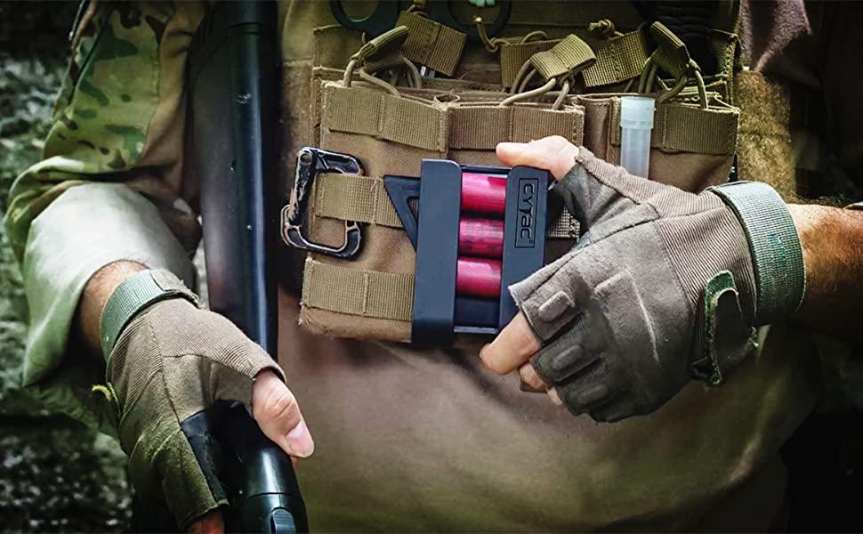 CYTAC 12GA SHOTGUN SHELL HOLDER, 4 ROUNDS - NeonSales {{ shop.shopifyCountryName }}