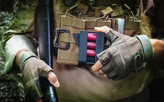 CYTAC 12GA SHOTGUN SHELL HOLDER, 4 ROUNDS - NeonSales {{ shop.shopifyCountryName }}