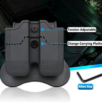 CYTAC DBL MAGAZINE POUCH FOR GLOCK - CY-MP-G3 - NeonSales {{ shop.shopifyCountryName }}