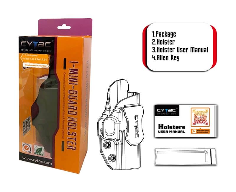 CYTAC I-MINI GUARD G2 - GLOCK 43(X) - CY-IG43G2 - NeonSales {{ shop.shopifyCountryName }}