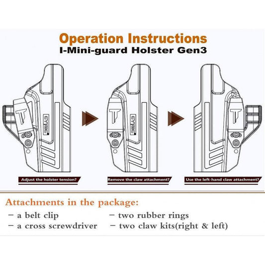 CYTAC I-MINI GUARD GEN 3 HOLSTER - GLOCK 19,23,32 - NeonSales {{ shop.shopifyCountryName }}