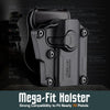 CYTAC MEGA FIT LEFT HAND UNIVERSAL HOLSTER - NeonSales {{ shop.shopifyCountryName }}