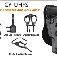 CYTAC MEGA FIT LEFT HAND UNIVERSAL HOLSTER - NeonSales {{ shop.shopifyCountryName }}