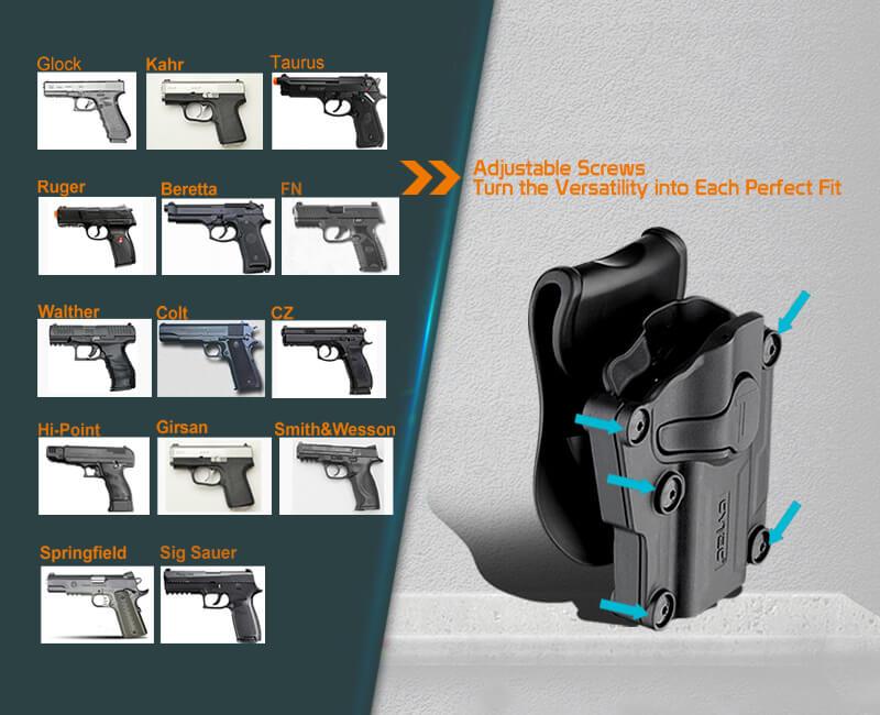 CYTAC MEGA FIT LEFT HAND UNIVERSAL HOLSTER - NeonSales {{ shop.shopifyCountryName }}