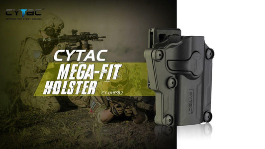 CYTAC MEGA FIT RIGHT HAND UNIVERSAL HOLSTER - NeonSales {{ shop.shopifyCountryName }}