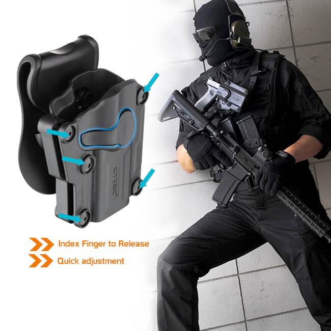 CYTAC MEGA FIT RIGHT HAND UNIVERSAL HOLSTER - NeonSales {{ shop.shopifyCountryName }}