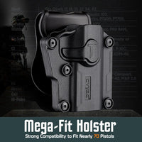 CYTAC MEGA FIT RIGHT HAND UNIVERSAL HOLSTER - NeonSales {{ shop.shopifyCountryName }}
