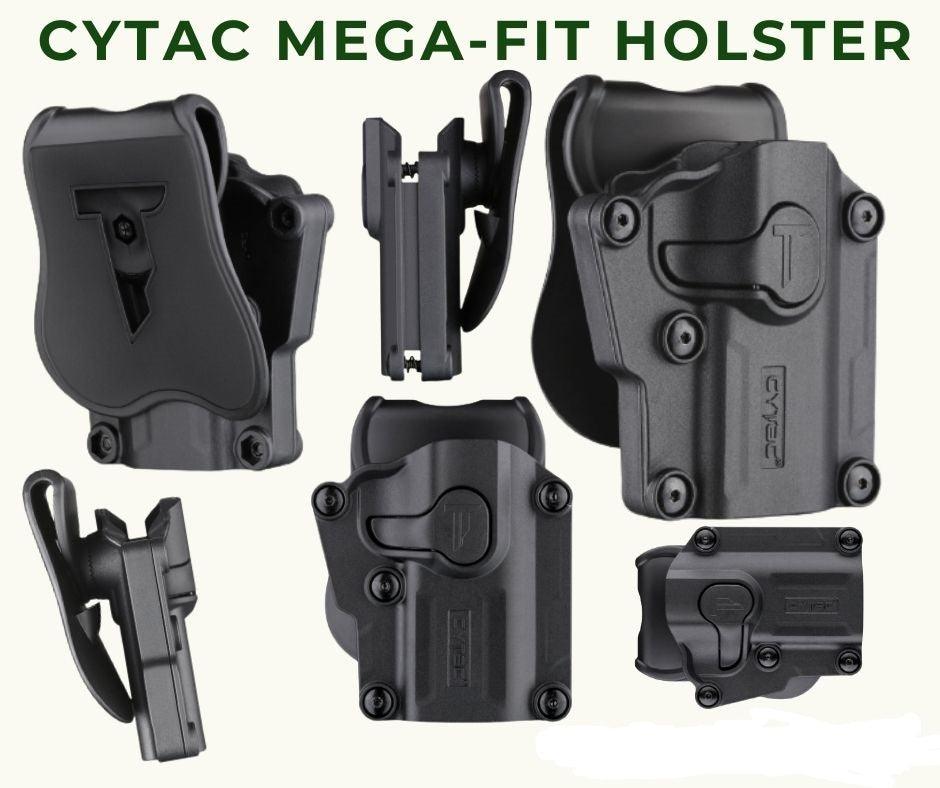 CYTAC MEGA FIT RIGHT HAND UNIVERSAL HOLSTER - NeonSales {{ shop.shopifyCountryName }}