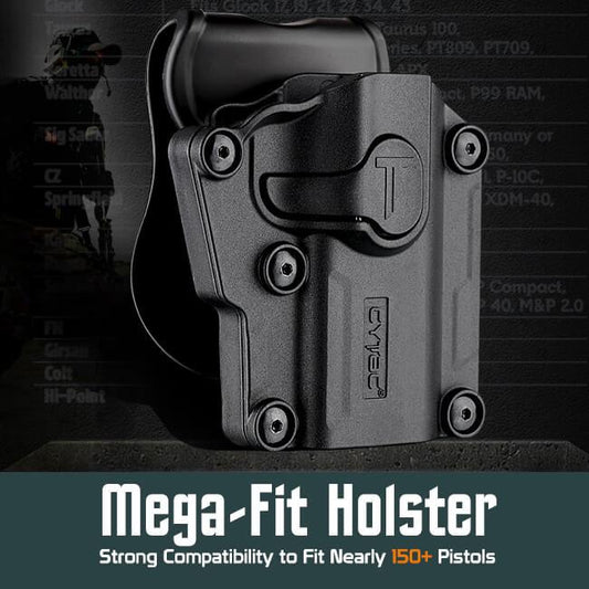 CYTAC MEGA FIT RIGHT HAND UNIVERSAL HOLSTER - NeonSales {{ shop.shopifyCountryName }}