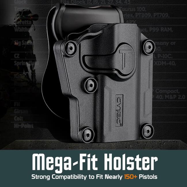 CYTAC MEGA FIT RIGHT HAND UNIVERSAL HOLSTER - NeonSales South Africa