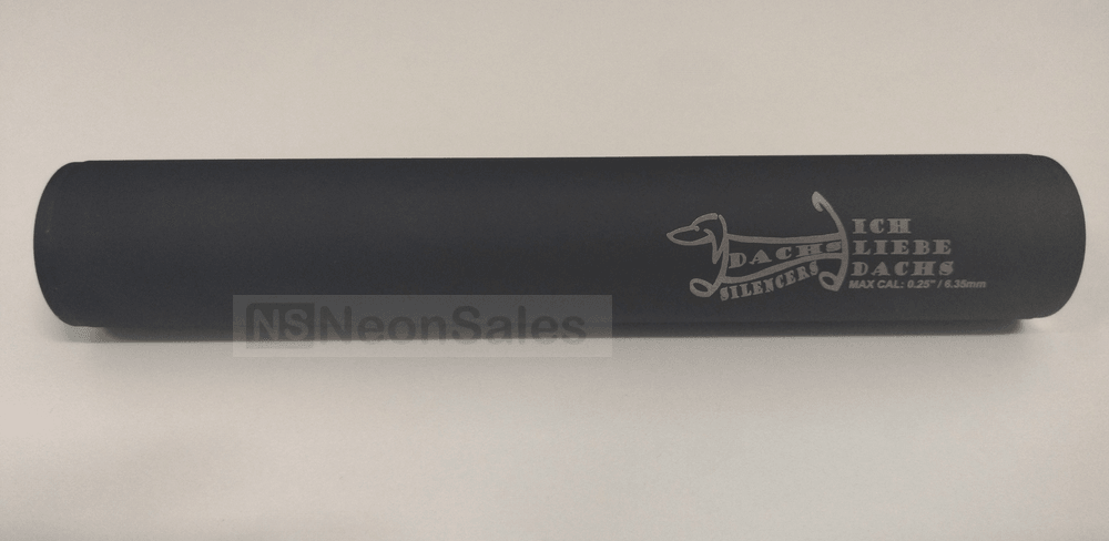 DACHS AIR RIFLE SILENCER .177 - .25 CAL (1/2" UNF) - NeonSales {{ shop.shopifyCountryName }}