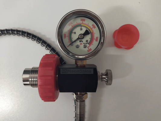 DIN SCUBA FILL STATION MKII (W/ 45MM GAUGE & HOSE) - NeonSales {{ shop.shopifyCountryName }}