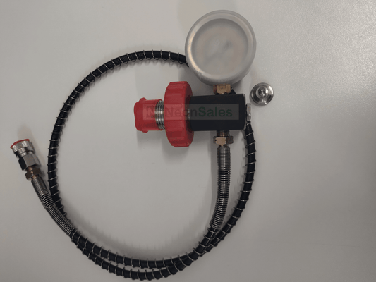 DIN SCUBA FILL STATION MKII (W/ 45MM GAUGE & HOSE) - NeonSales {{ shop.shopifyCountryName }}