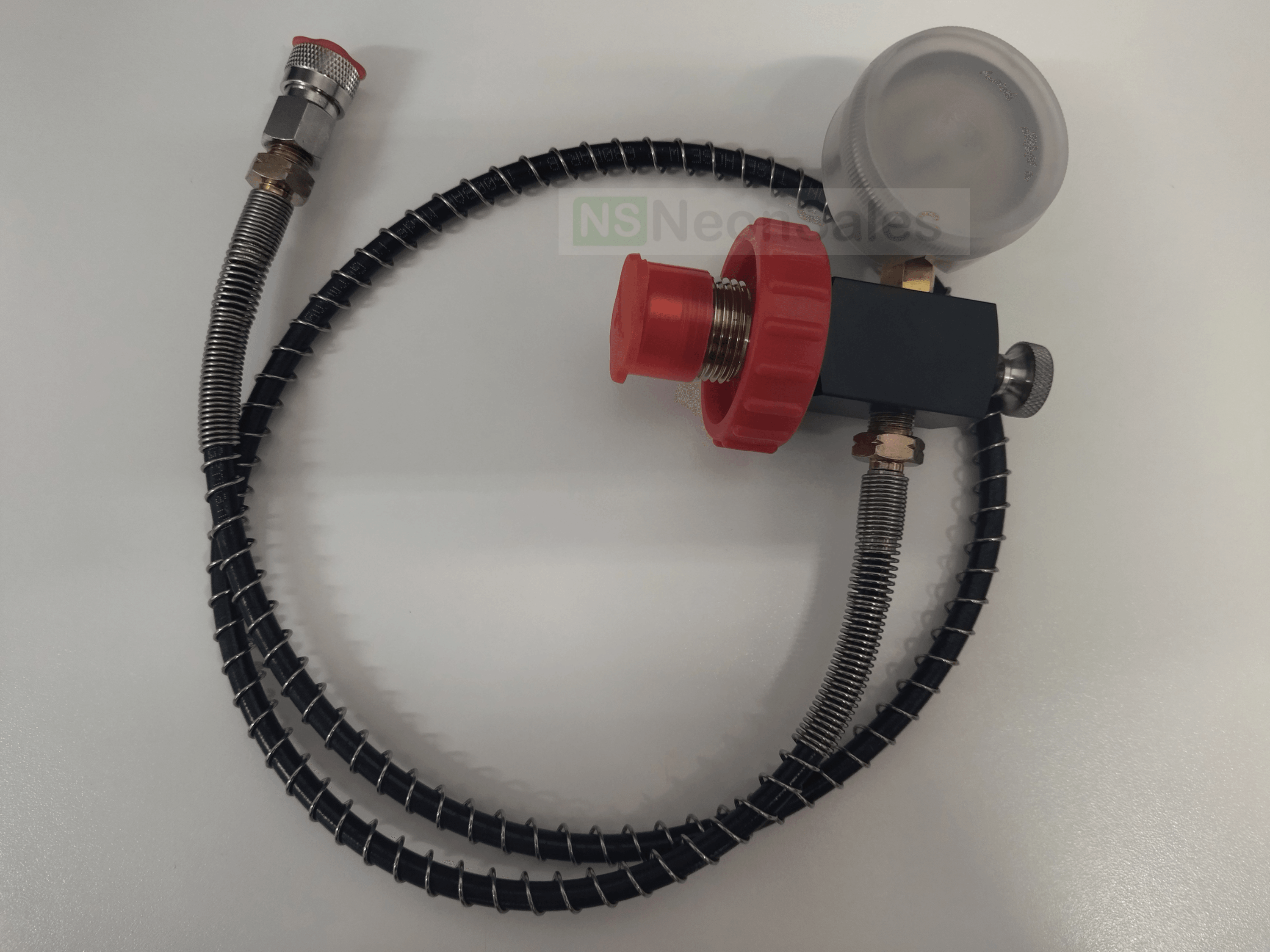 DIN SCUBA FILL STATION MKII (W/ 45MM GAUGE & HOSE) - NeonSales {{ shop.shopifyCountryName }}