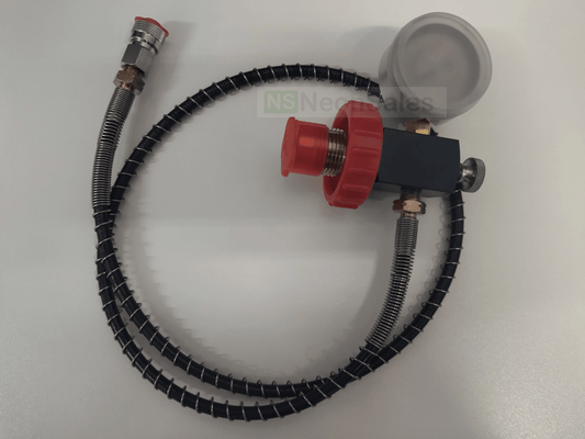 DIN SCUBA FILL STATION MKII (W/ 45MM GAUGE & HOSE) - NeonSales {{ shop.shopifyCountryName }}