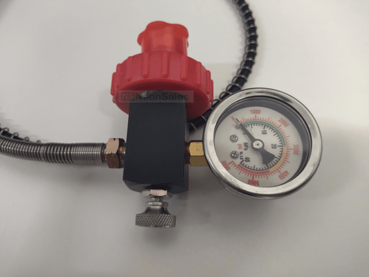 DIN SCUBA FILL STATION MKII (W/ 45MM GAUGE & HOSE) - NeonSales {{ shop.shopifyCountryName }}