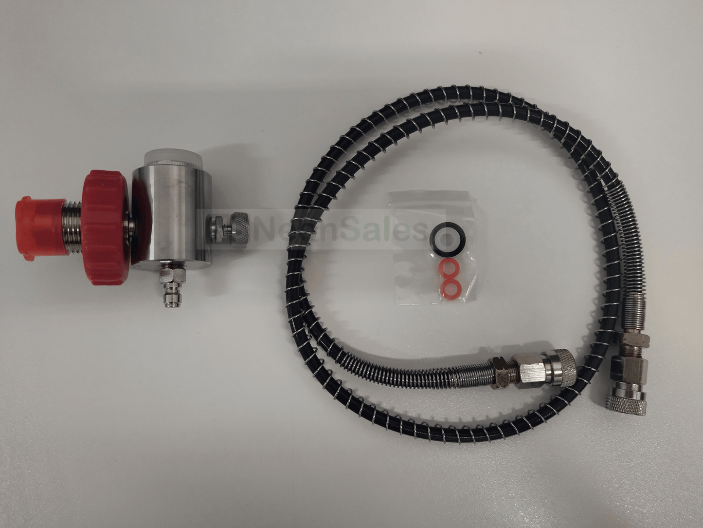 DIN SCUBA FILLING STATION W/ BLEEDER VALVE & HOSE - NeonSales {{ shop.shopifyCountryName }}