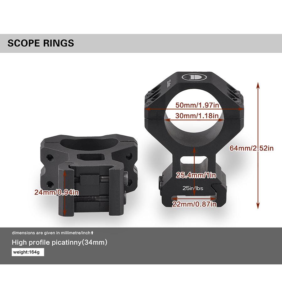 DISCOVERY 30MM PICATINNY SCOPE MOUNT SET - NeonSales South Africa