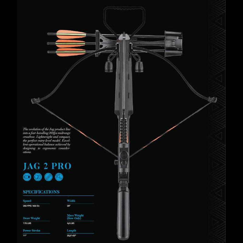 EK ARCHERY JAG 2 PRO 175LB XBOW - BLACK - NeonSales South Africa