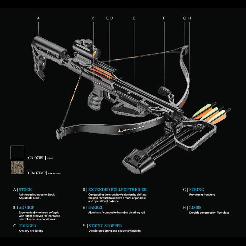 EK ARCHERY JAG 2 PRO 175LB XBOW - BLACK - NeonSales South Africa