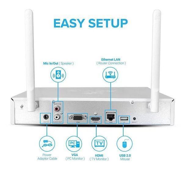 EZVIZ 8Ch 4HUSKY 1080P WITH 1TB NVR WIRELESS KIT - NeonSales {{ shop.shopifyCountryName }}