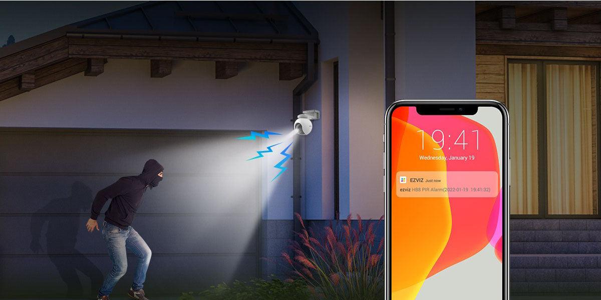 EZVIZ HB8 +2K S/ HOME BATTERY CAMERA + SOLAR PANEL - NeonSales {{ shop.shopifyCountryName }}