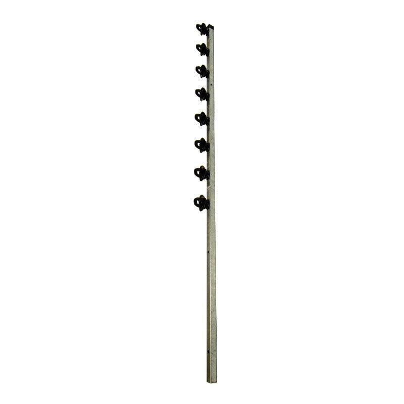 FENCE POLE 10 LINE SQUARE TUBE GAL STRAIGHT - NeonSales {{ shop.shopifyCountryName }}