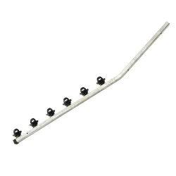 FENCE POLE 6 LINE SQUARE TUBE GAL ANGLED - NeonSales {{ shop.shopifyCountryName }}