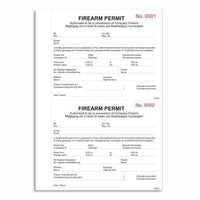 FIREARM PERMIT BOOK 1SLIP / PAGE - NeonSales {{ shop.shopifyCountryName }}