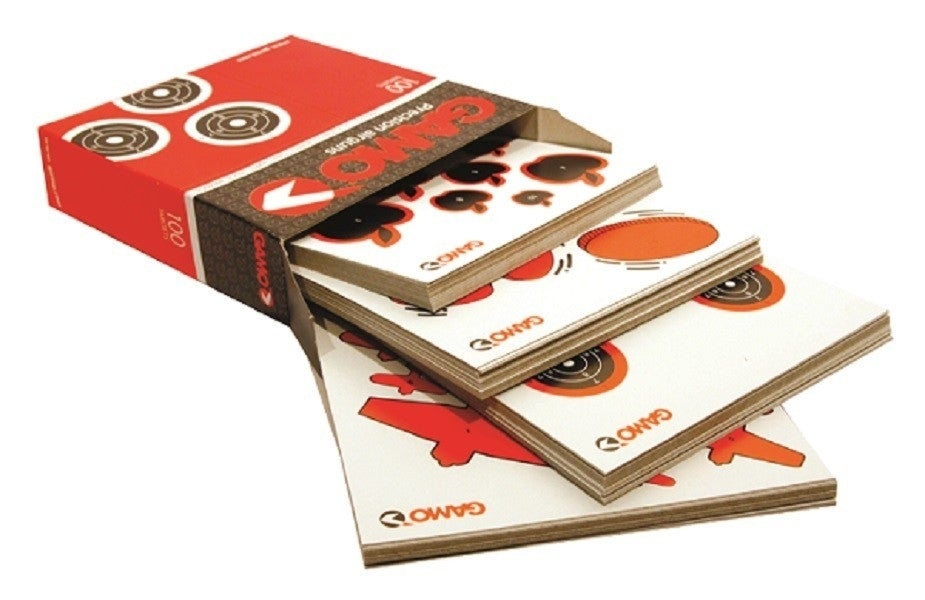 GAMO ASSORTED TARGETS (140X140) - 100's - NeonSales South Africa