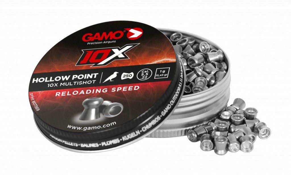 GAMO HOLLOWPOINT PELLETS .22 (15.43GR) - 250's - NeonSales {{ shop.shopifyCountryName }}