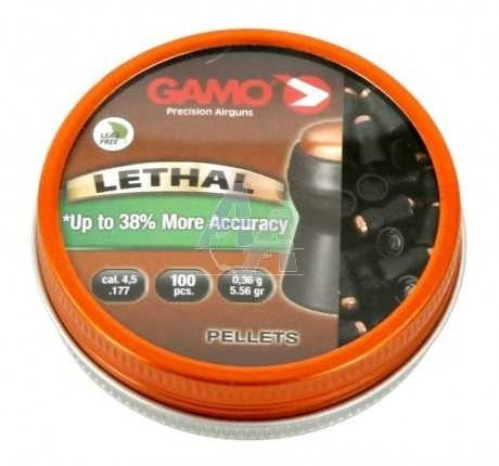 GAMO LETHAL PELLETS .177 (5.55GR) - 100's - NeonSales {{ shop.shopifyCountryName }}